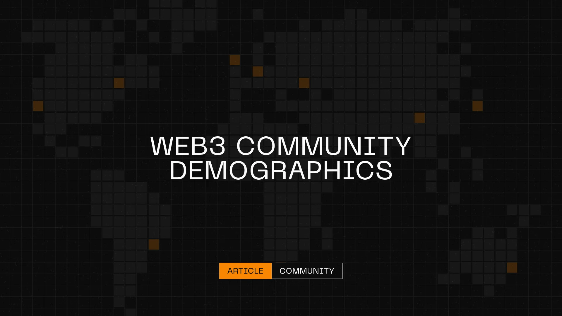 Web3 Community Demographics